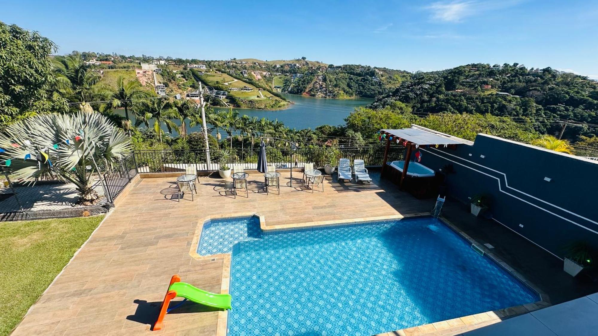 Chacara Gama Em Condominio Igarata-Sp - Jacuzzi Com Hidromassagem, Piscina E Sauna Eksteriør billede